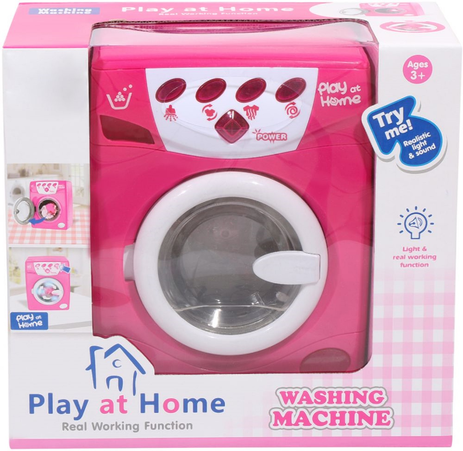 Pretend Play Washing Machine & Juicer Battery Operated Toy Home Appliance UK 